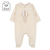 Beige Hot Air Balloon Babygrow With Collar