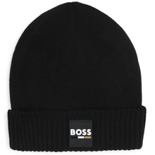 Load image into Gallery viewer, Black Logo Beanie Hat