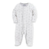 White & Grey Babygrow