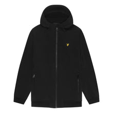 Load image into Gallery viewer, Black Softshell Hooded Jacket