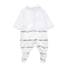 Load image into Gallery viewer, White &amp; Green Frog Babygrow