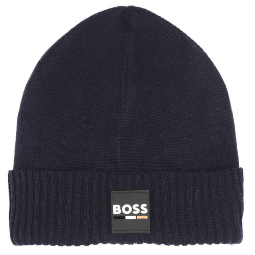 Navy Logo Beanie Hat