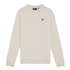 Beige Crew Neck Sweatshirt