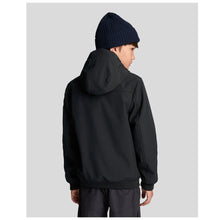 Load image into Gallery viewer, Black Softshell Hooded Jacket