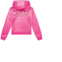 Load image into Gallery viewer, Fuchsia Velour Diamante Bootcut Tracksuit