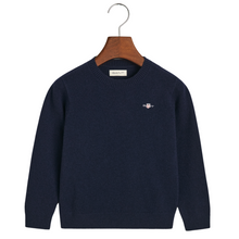 Load image into Gallery viewer, Navy Knitted Jumper