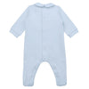 Blue Embroidered Babygrow