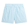 Girls Linen Striped Shorts & Shirt Set