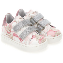 Load image into Gallery viewer, PRE ORDER - White &amp; Pink &#39;Dumbo&#39; Velcro Trainers