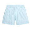 Girls Linen Striped Shorts & Shirt Set