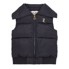 Load image into Gallery viewer, Black Embroidered Collar Gilet