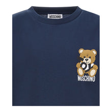 Load image into Gallery viewer, Navy Teddy Print T-Shirt