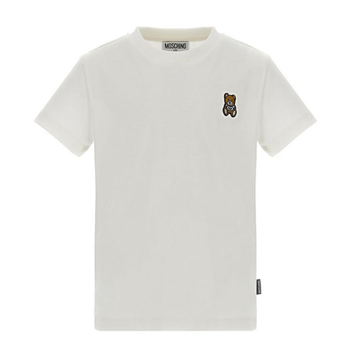 White Teddy Badge T-Shirt