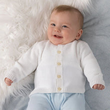 Load image into Gallery viewer, White Knitted Cardigan
