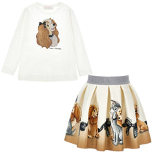 Load image into Gallery viewer, PRE ORDER - Ivory Lady &amp; The Tramp Design Skirt Set