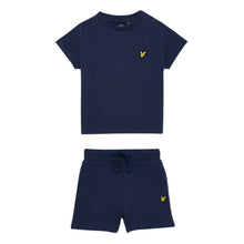 Load image into Gallery viewer, Baby Boys Navy Shorts Set