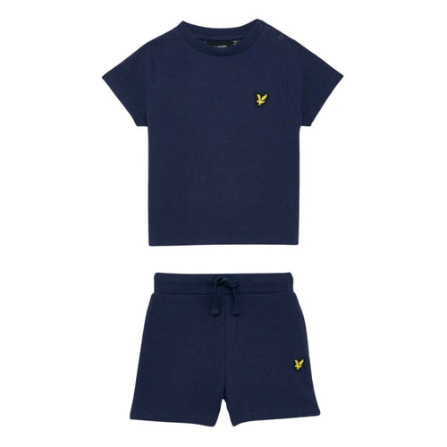 Baby Boys Navy Shorts Set