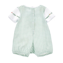 Load image into Gallery viewer, PRE ORDER - White &amp; Green Bumble Bee Romper