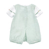 PRE ORDER - White & Green Bumble Bee Romper