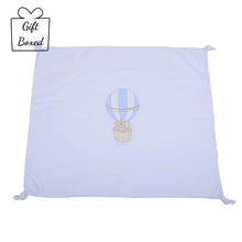 Load image into Gallery viewer, Pale Blue Padded Hot Air Balloon Blanket