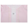 Pink Velour & Lace Babygrow