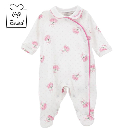 PRE ORDER - White Roses Babygrow