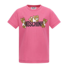 Load image into Gallery viewer, Pink Teddy &amp; Logo T-Shirt