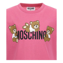 Load image into Gallery viewer, Pink Teddy &amp; Logo T-Shirt