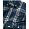 Navy & Green Checked Flannel Shirt