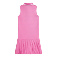 Load image into Gallery viewer, Girls Pink Pleated Polo Dress