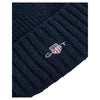 Navy Shield Logo Beanie