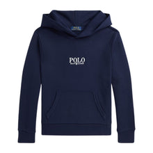 Load image into Gallery viewer, Navy Embroidered Logo Hoodie