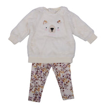 Load image into Gallery viewer, Cream &amp; Floral 2 Piece Set