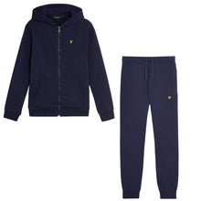 Load image into Gallery viewer, Navy Logo Hoodie Tracksuit