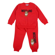 Load image into Gallery viewer, Babies Red Teddy Tracksuit