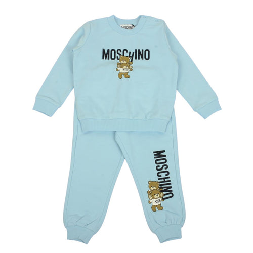 Baby Boys Blue Teddy Tracksuit