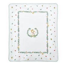 Load image into Gallery viewer, Reversible Green &amp; White Baby Blanket