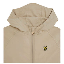 Load image into Gallery viewer, Beige Hooded Windbreaker Jacket