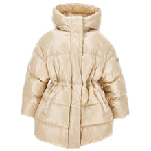 Load image into Gallery viewer, Beige Shiny Puffer Coat