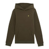 Olive Green Logo Hoodie