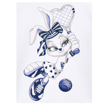 Load image into Gallery viewer, PRE ORDER - Blue &amp; White Lola Bunny Skirt Set