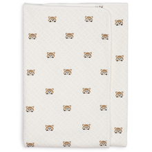 Load image into Gallery viewer, Ivory Velour Reversible Panda Blanket