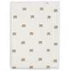 Ivory Velour Reversible Panda Blanket