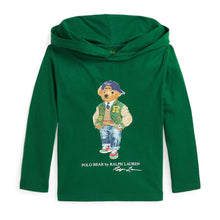 Load image into Gallery viewer, Green Bear Hooded Top