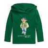 Green Bear Hooded Top