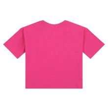 Load image into Gallery viewer, Fuschia Pink Rhinestone Logo T-shirt