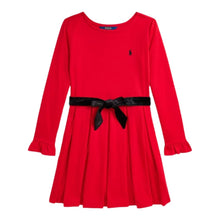 Load image into Gallery viewer, Red Pleated Dress