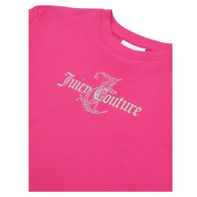 Load image into Gallery viewer, Fuschia Pink Rhinestone Logo T-shirt