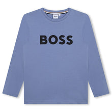 Load image into Gallery viewer, Slate Blue LS Logo T-Shirt