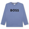 Slate Blue LS Logo T-Shirt